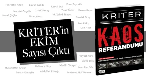 Kriter Dergisinin Ekim Sayısı Çıktı