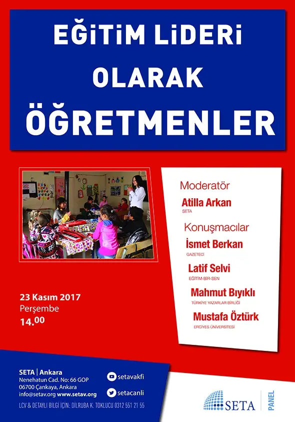 Panel: Eğitim Lideri Olarak Öğretmenler