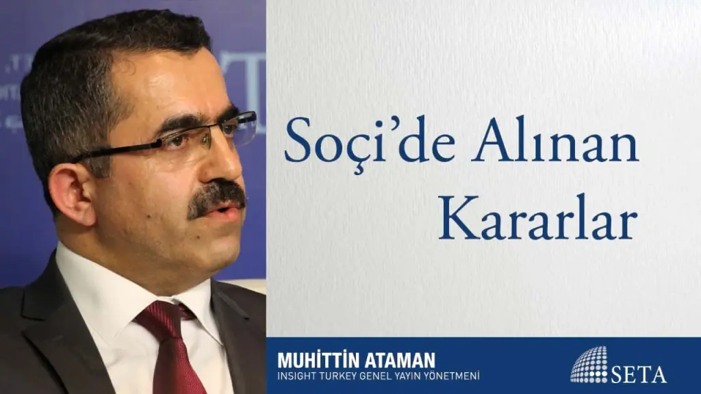 Soçi’de Alınan Kararlar