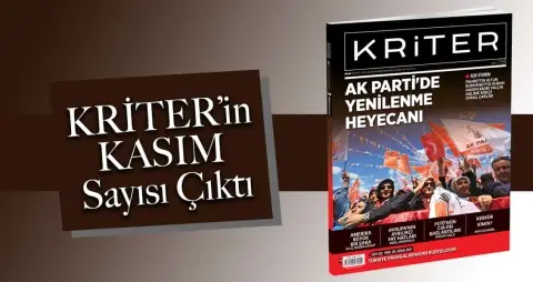 Kriter Dergisinin Kasım Sayısı Çıktı