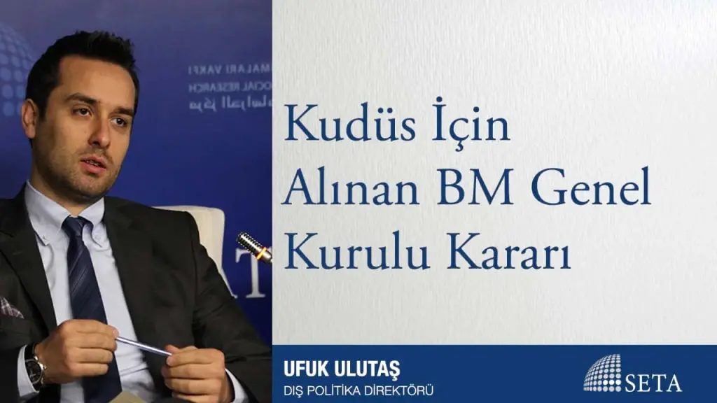 Kudüs İçin Alınan BM Genel Kurulu Kararı