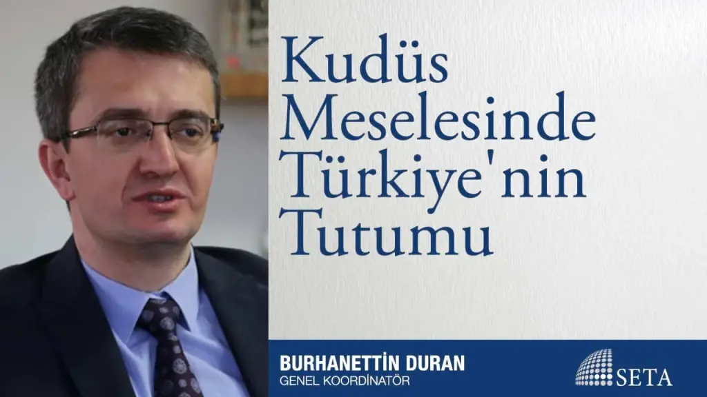 Kudüs Meselesinde Türkiye’nin Tutumu