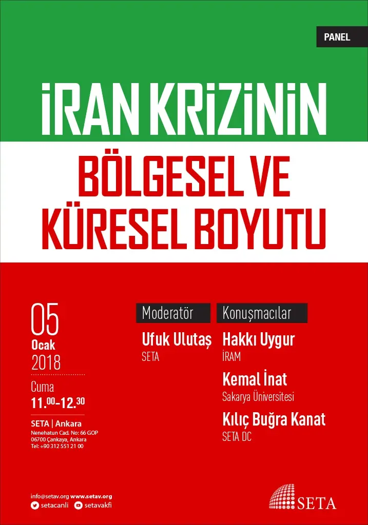 Panel: İran Krizin Bölgesel ve Küresel Boyutu