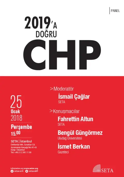 Panel: 2019’a Doğru CHP