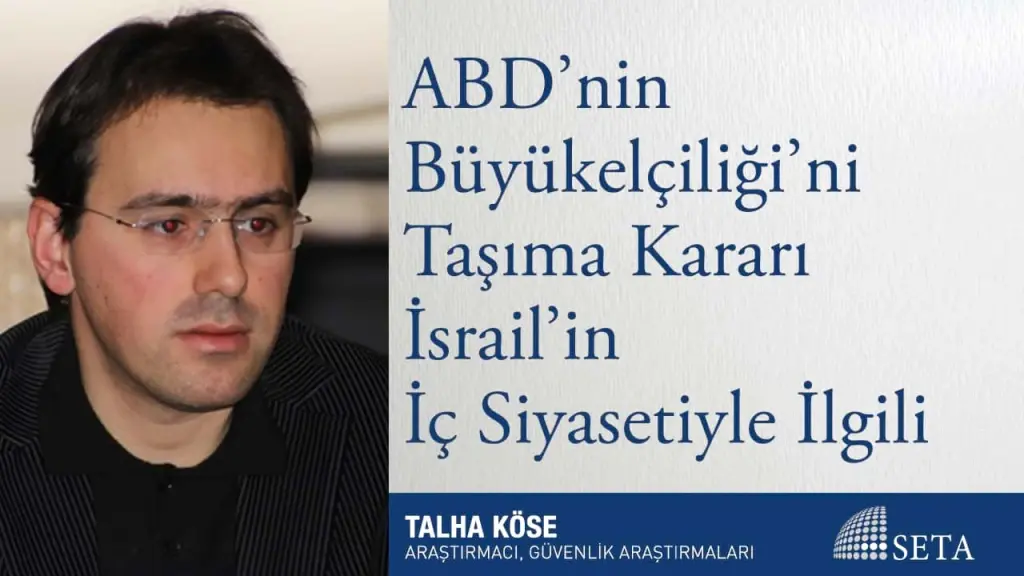 ABD’nin Büyükelçiliği’ni Taşıma Kararı İsrail’in İç Siyasetiyle İlgili