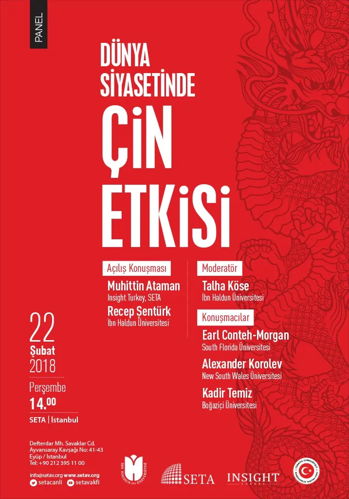 Panel: Dünya Siyasetinde Çin Etkisi