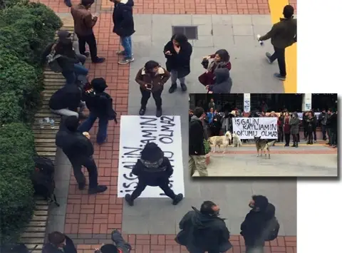 Boğaziçi Üniversitesi’ndeki İhanet Görüntüsü