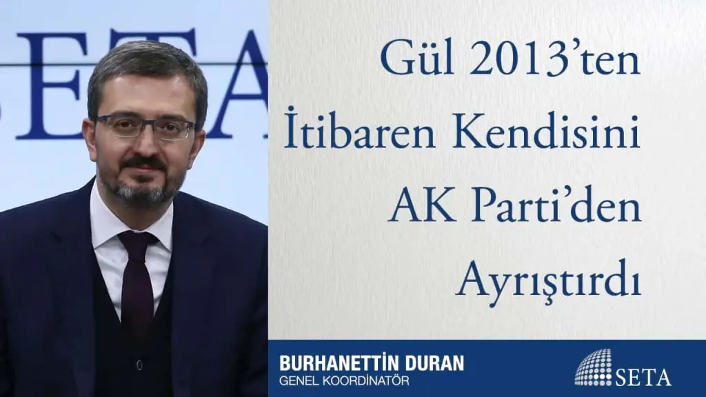 Gül 2013’ten İtibaren Kendisini AK Parti’den Ayrıştırdı