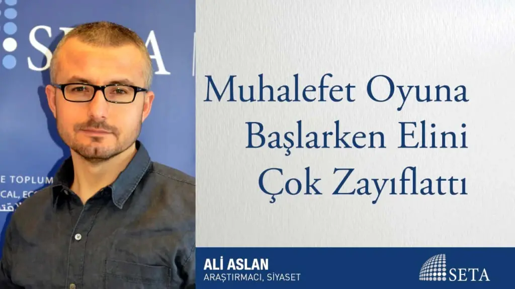 Muhalefet Oyuna Başlarken Elini Çok Zayıflattı