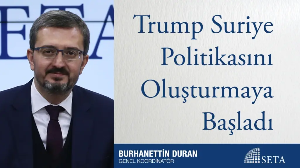 Trump Suriye Politikasını Oluşturmaya Başladı