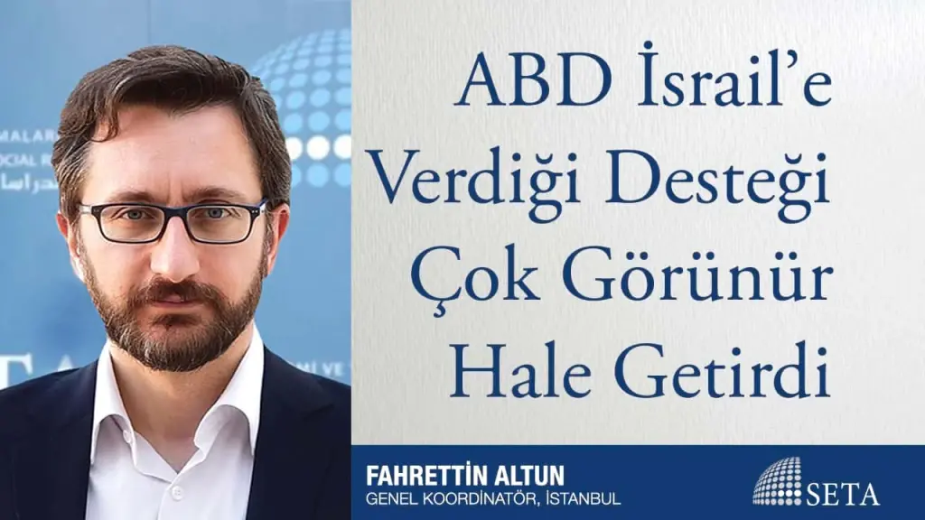 ABD İsrail’e Verdiği Desteği Çok Görünür Hale Getirdi