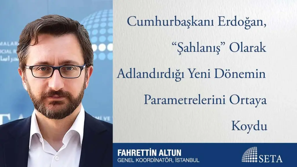 Cumhurbaşkanı Erdoğan, “Şahlanış” Olarak Adlandırdığı Yeni Dönemin Parametrelerini Ortaya Koydu