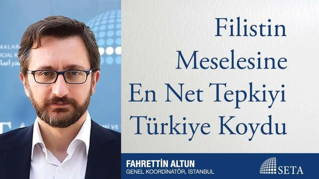 Filistin Meselesine En Net Tepkiyi Türkiye Koydu