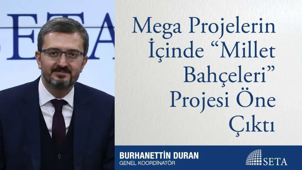 Mega Projelerin İçinde “Millet Bahçeleri” Projesi Öne Çıktı