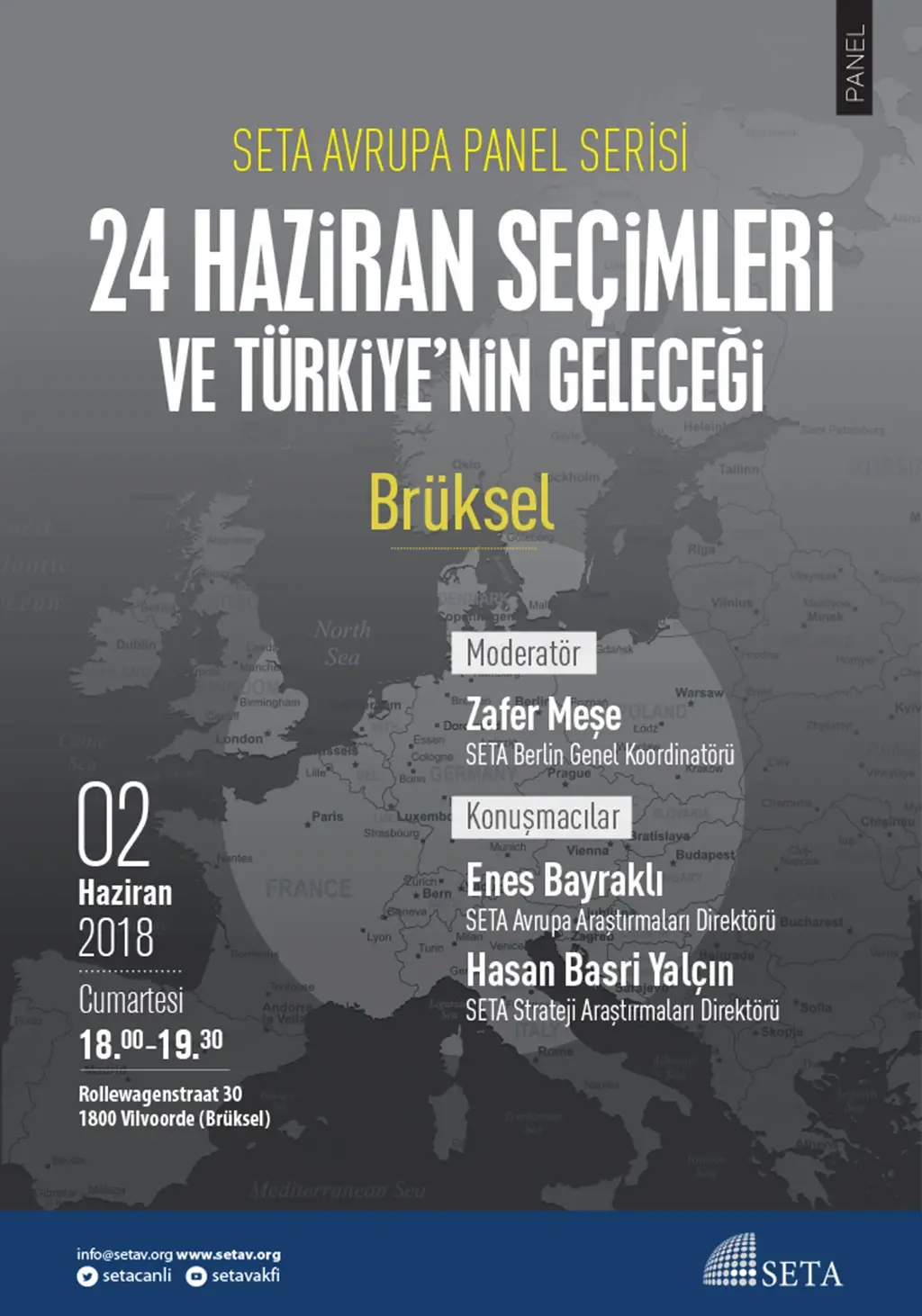 Panel: Brüksel | 24 Haziran Seçimleri ve Türkiye’nin Geleceği