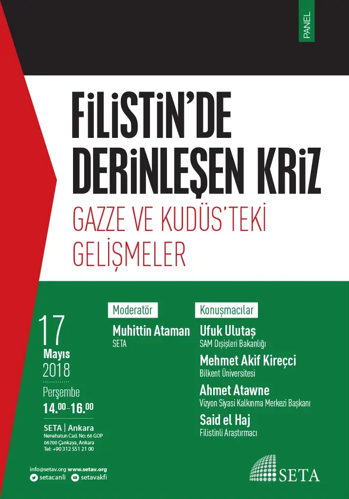 Panel | Filistin’de Derinleşen Kriz: Gazze ve Kudüs’teki Gelişmeler