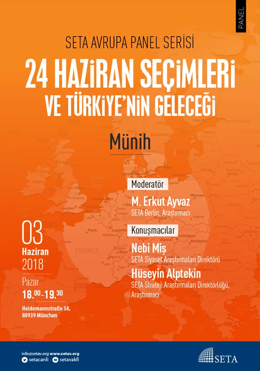 Panel: Münih | 24 Haziran Seçimleri ve Türkiye’nin Geleceği