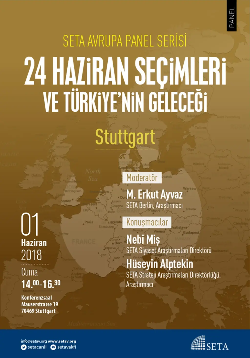 Panel: Stuttgart | 24 Haziran Seçimleri ve Türkiye’nin Geleceği