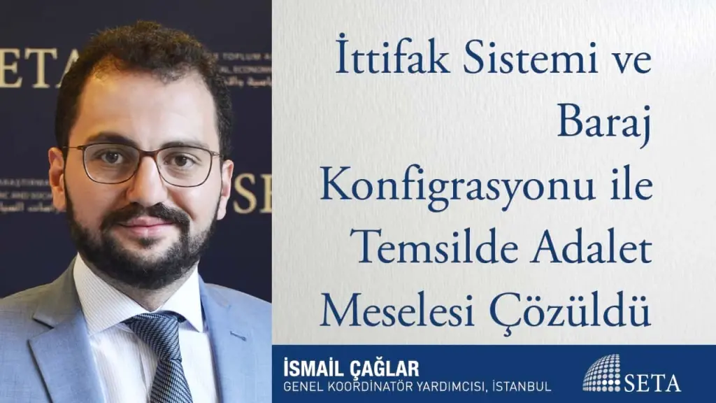 İttifak Sistemi ve Baraj Konfigrasyonu ile Temsilde Adalet Meselesi Çözüldü