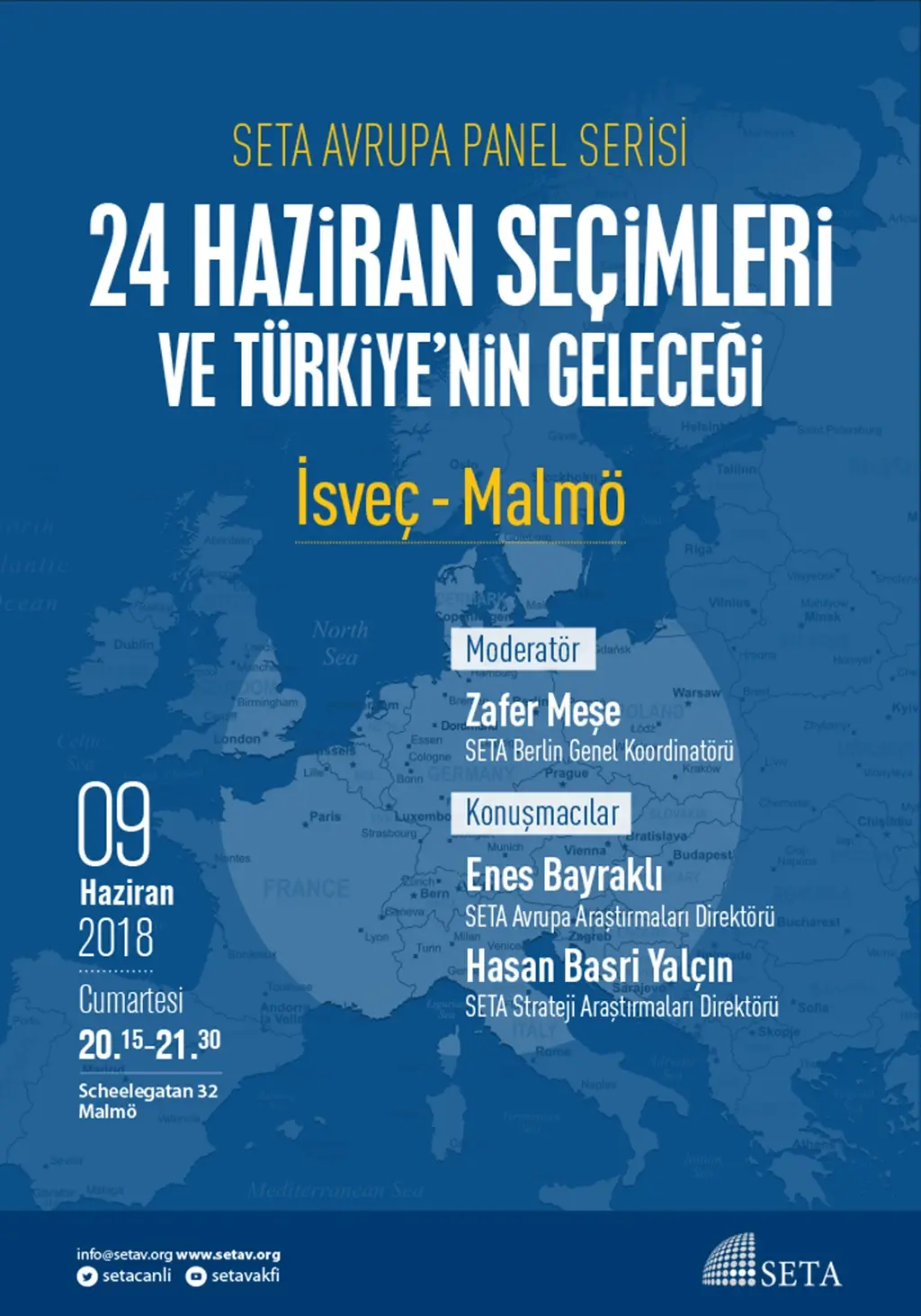 Panel: Malmö | 24 Haziran Seçimleri ve Türkiye’nin Geleceği