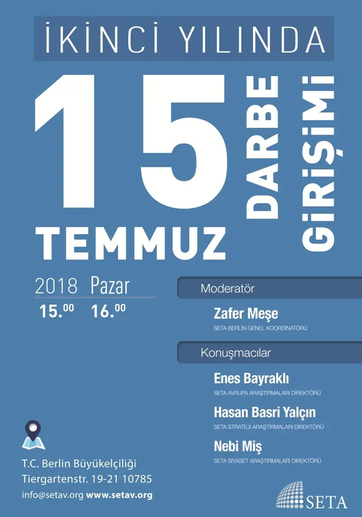 Panel: İkinci Yılında 15 Temmuz Darbe Girişimi