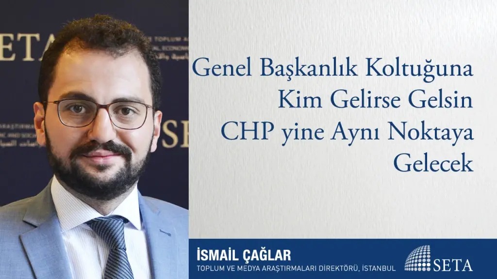 Genel Başkanlık Koltuğuna Kim Gelirse Gelsin CHP yine Aynı Noktaya Gelecek