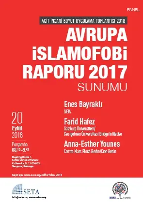 AGİT İnsani Boyut Uygulama Toplantısı 2018 |  Avrupa İslamofobi Raporu Sunumu 2017