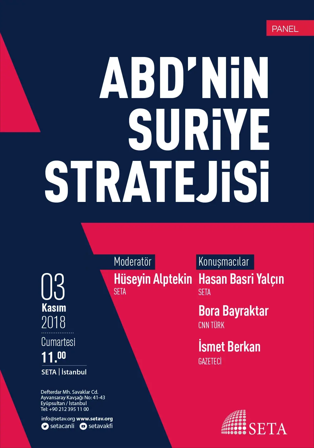 Panel: ABD’nin Suriye Stratejisi