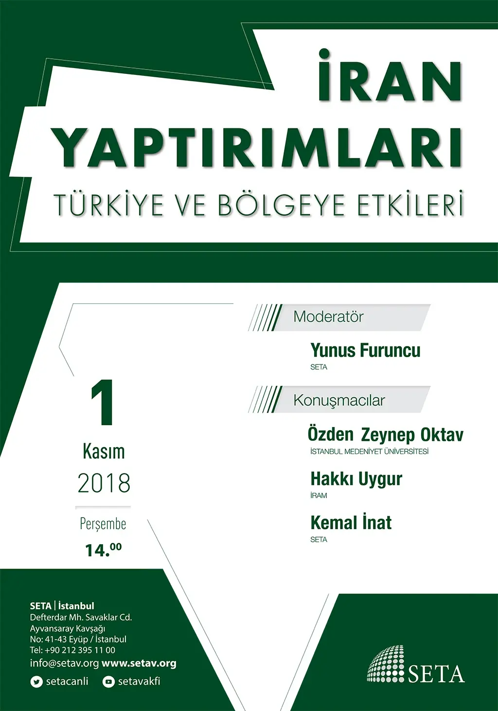 Panel: İran Yaptırımları | Türkiye ve Bölgeye Etkileri