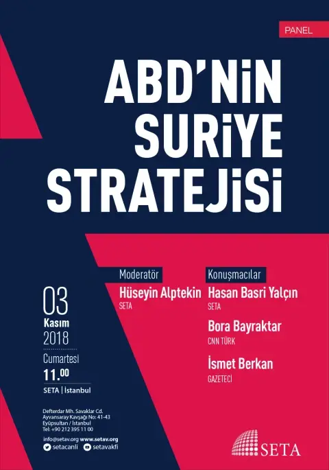 Panel: ABD’nin Suriye Stratejisi