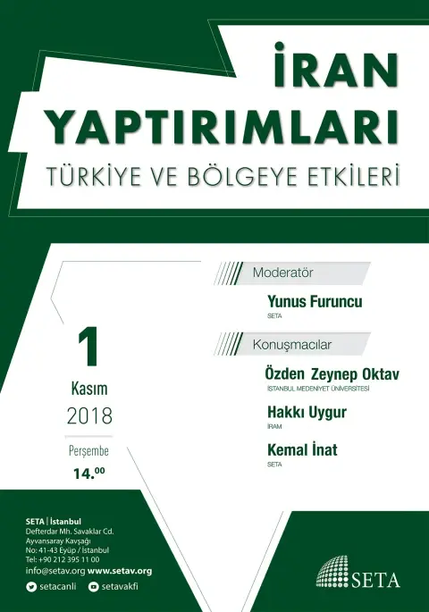 Panel: İran Yaptırımları | Türkiye ve Bölgeye Etkileri