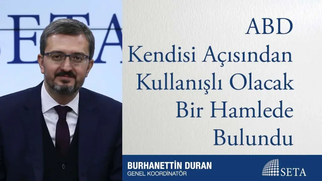 ABD Kendisi Açısından Kullanışlı Olacak Bir Hamlede Bulundu