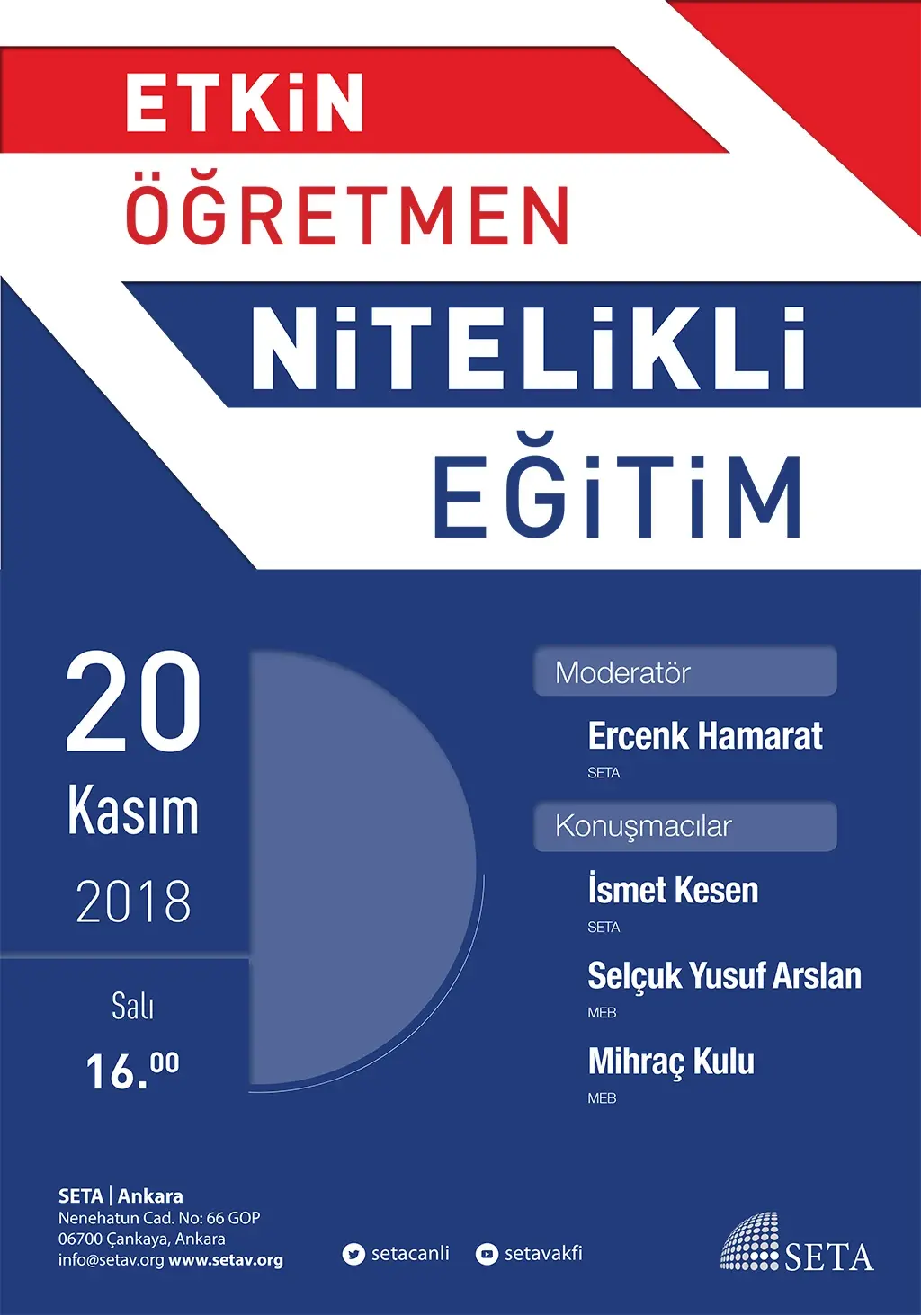 Panel: Etkin Öğretmen Nitelikli Eğitim