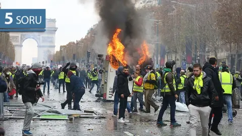 5 Soru: Fransa’daki Sarı Yelekliler’in Protestoları