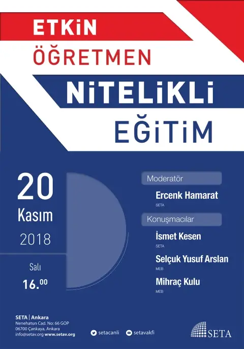 Panel: Etkin Öğretmen Nitelikli Eğitim
