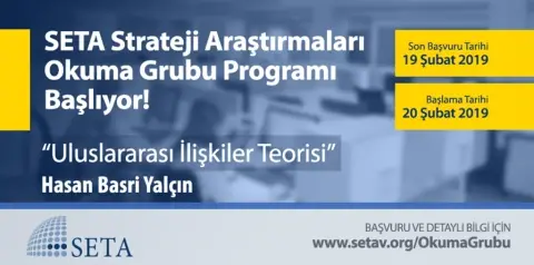SETA Strateji Araştırmaları, Uluslararası İlişkiler Teorisi Okuma Grubu Başlıyor