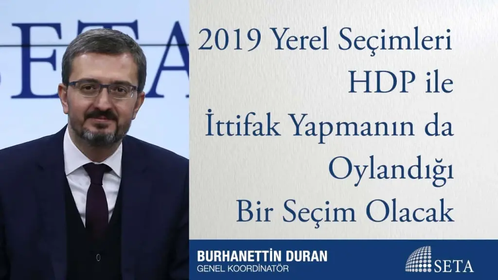 2019 Yerel Seçimleri HDP ile İttifak Yapmanın da Oylandığı Bir Seçim Olacak