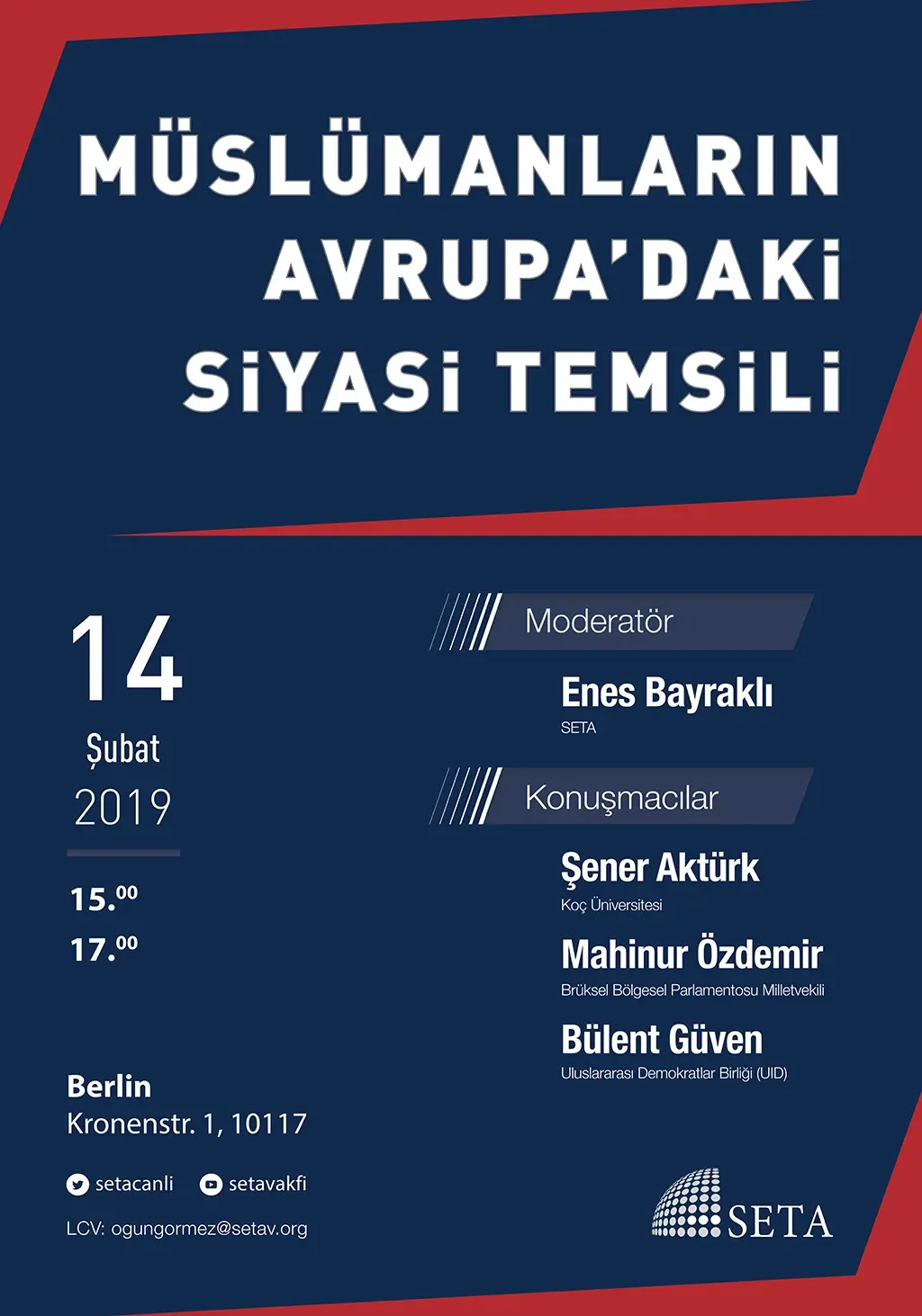 Panel: Müslümanların Avrupa’daki Siyasi Temsili