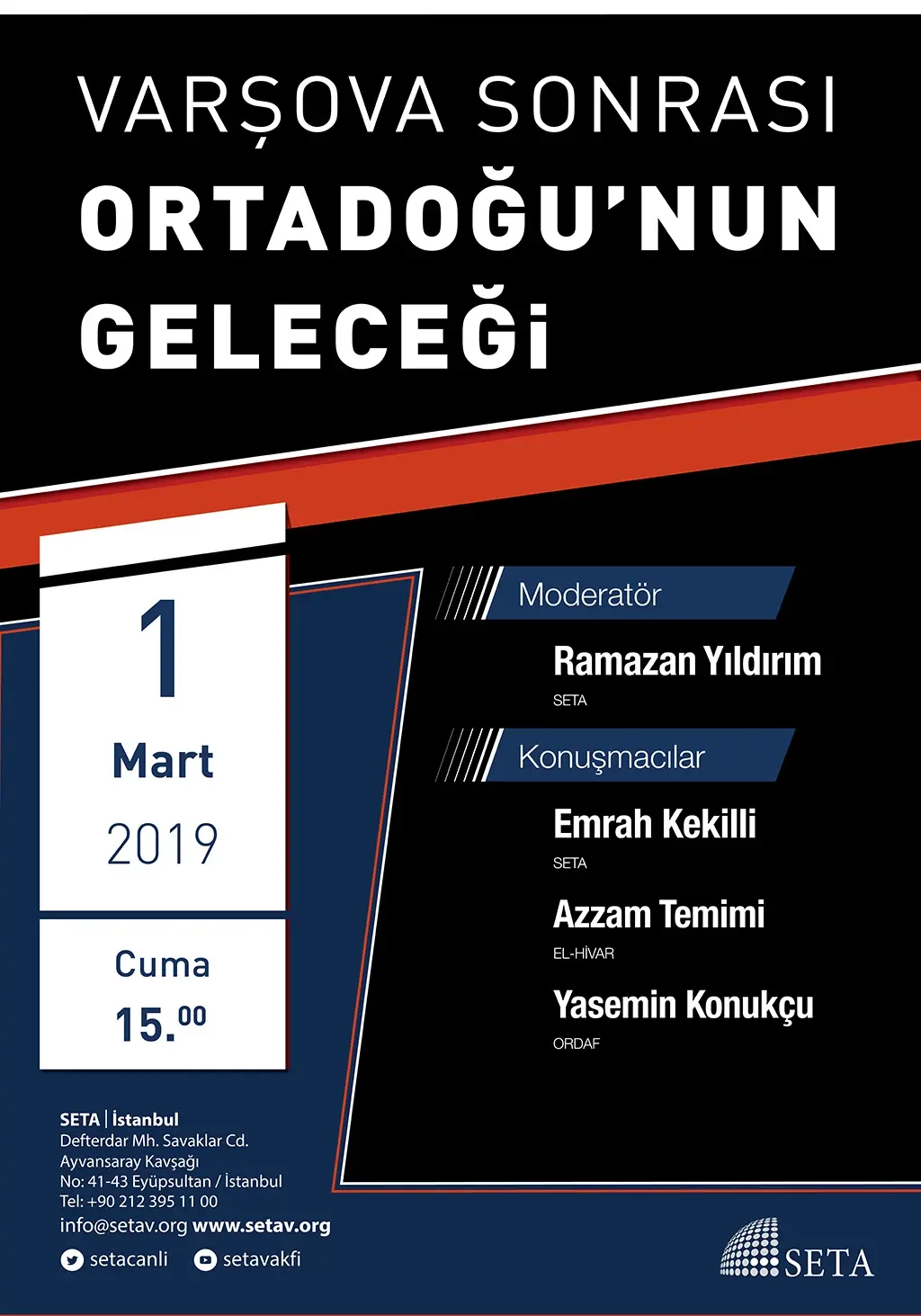 Panel: Varşova Sonrası Ortadoğu’nun Geleceği