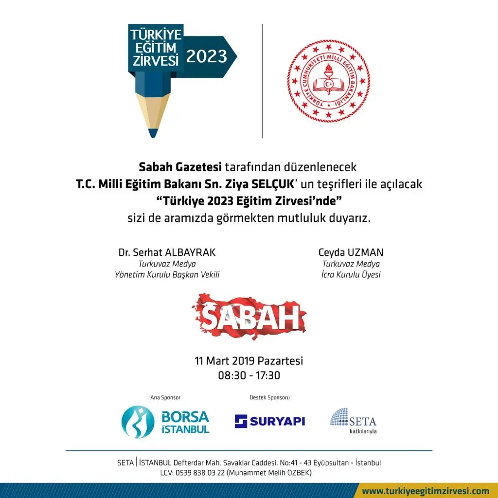 Türkiye 2023 Eğitim Zirvesi