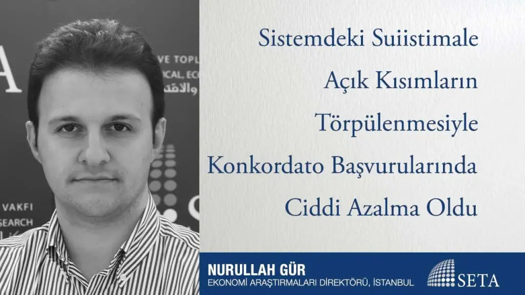 Sistemdeki Suiistimale Açık Kısımların Törpülenmesiyle Konkordato Başvurularında Ciddi Azalma Oldu
