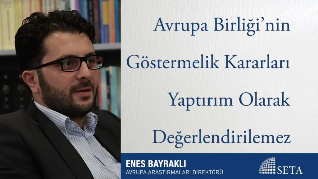 Avrupa Birliği’nin Göstermelik Kararları Yaptırım Olarak Değerlendirilemez