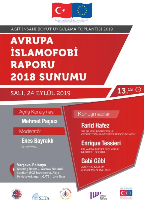 Avrupa İslamofobi Raporu 2018 Sunumu