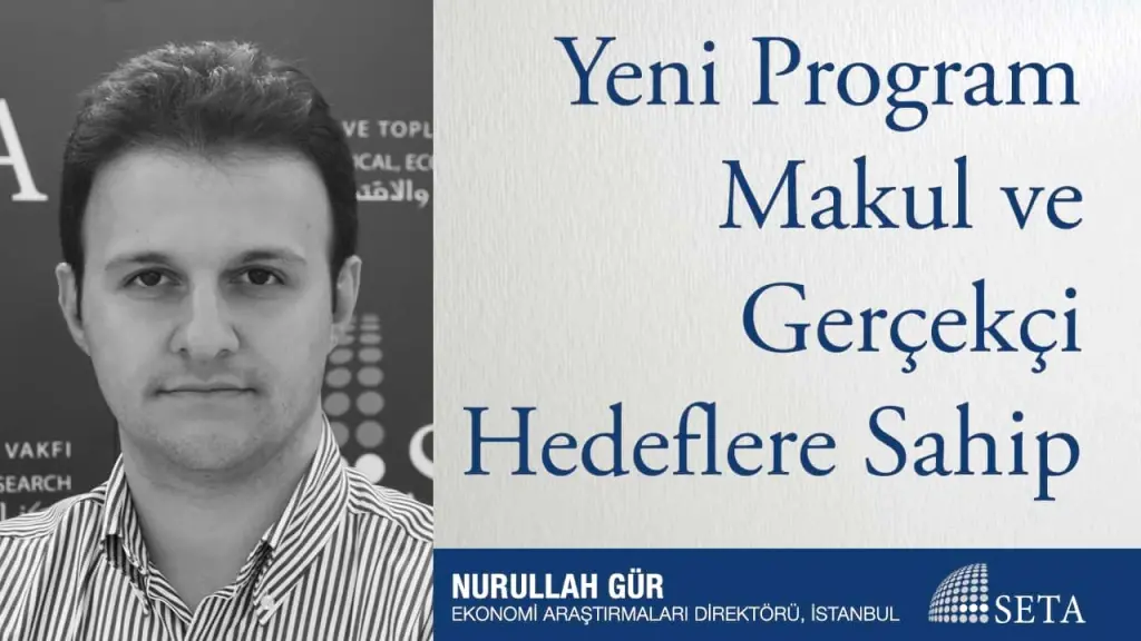 Yeni Program Makul ve Gerçekçi Hedeflere Sahip