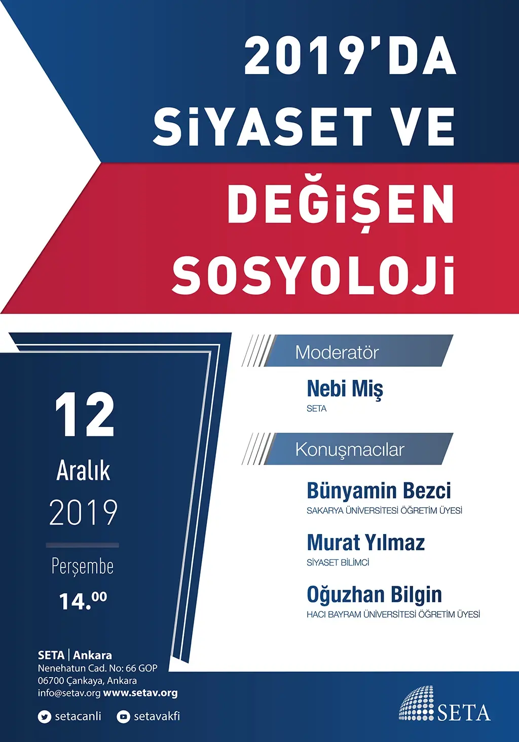 Panel: 2019’da Siyaset ve Değişen Sosyoloji