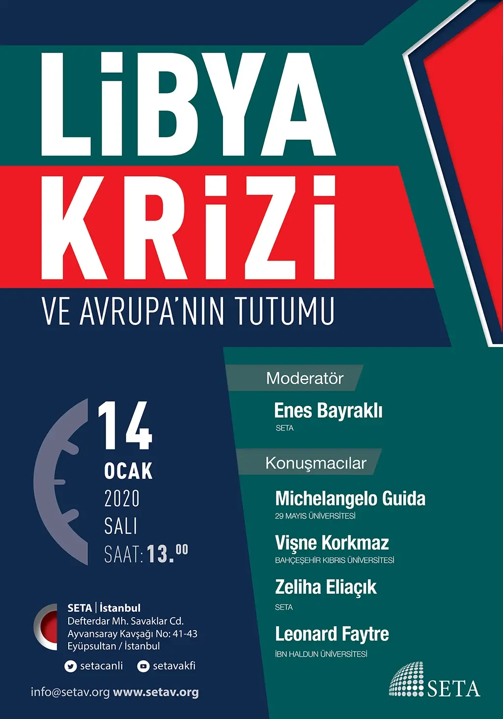 Panel: Libya Krizi ve Avrupa’nın Tutumu
