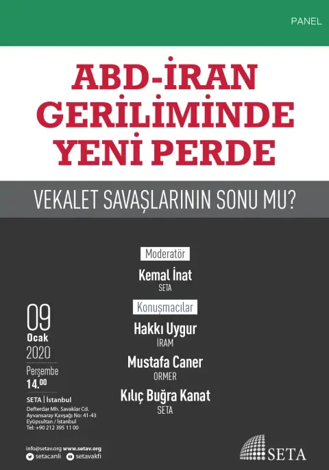 Panel: ABD-İran Geriliminde Yeni Perde | Vekalet Savaşlarının Sonu mu?