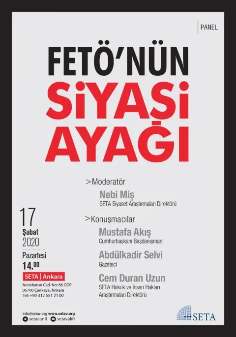Panel: FETÖ’nün Siyasi Ayağı