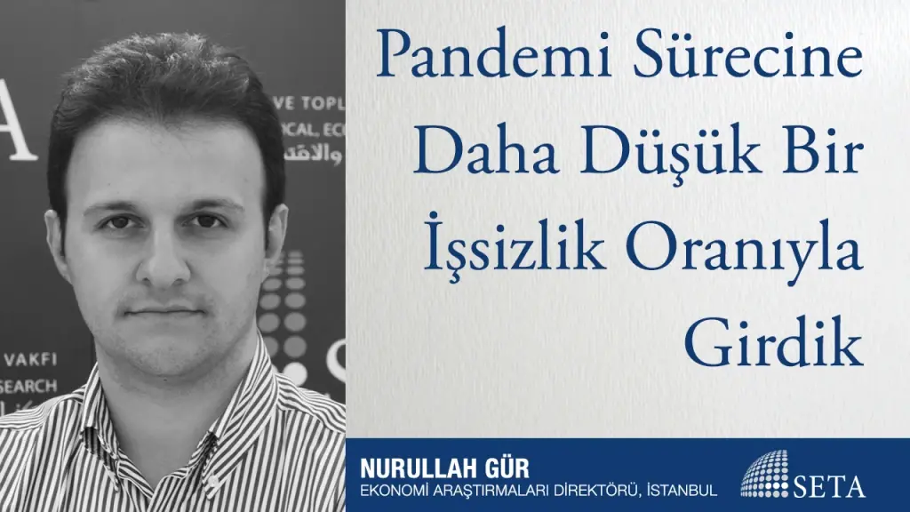 Pandemi Sürecine Daha Düşük Bir İşsizlik Oranıyla Girdik