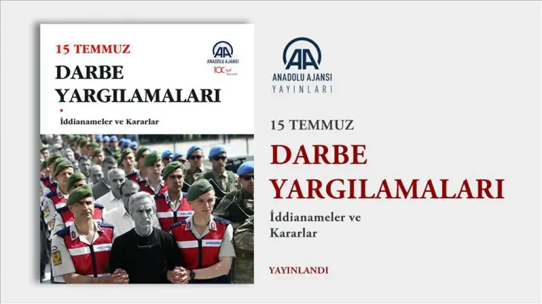 AA’dan ’15 Temmuz Darbe Yargılamaları’ Kitabı